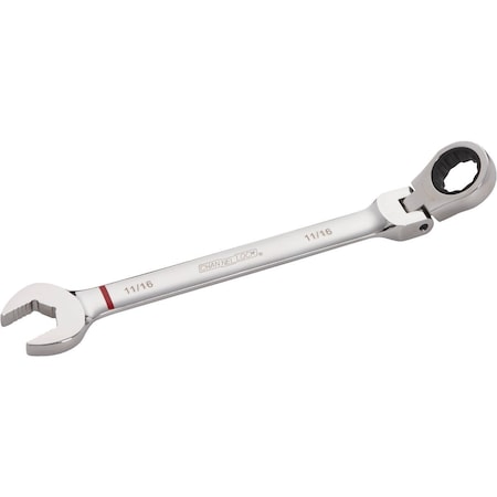 Channellock Standard 11/16 In. 12-Point Ratcheting Flex-Head Wrench 320307